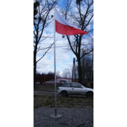 maszt flagowy składany 4,8m  standard